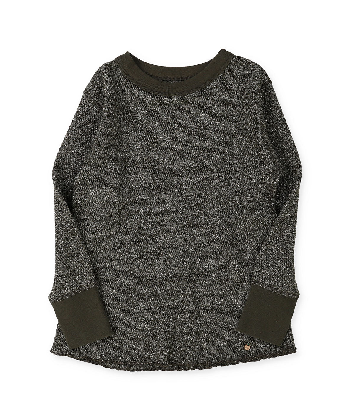 Glitter Waffle Loose Tee