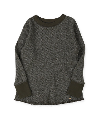 Glitter Waffle Loose Tee