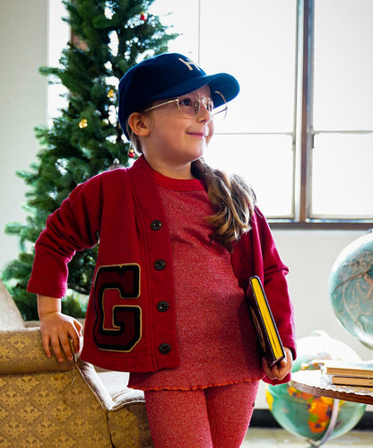 Glitter Waffle Loose Tee