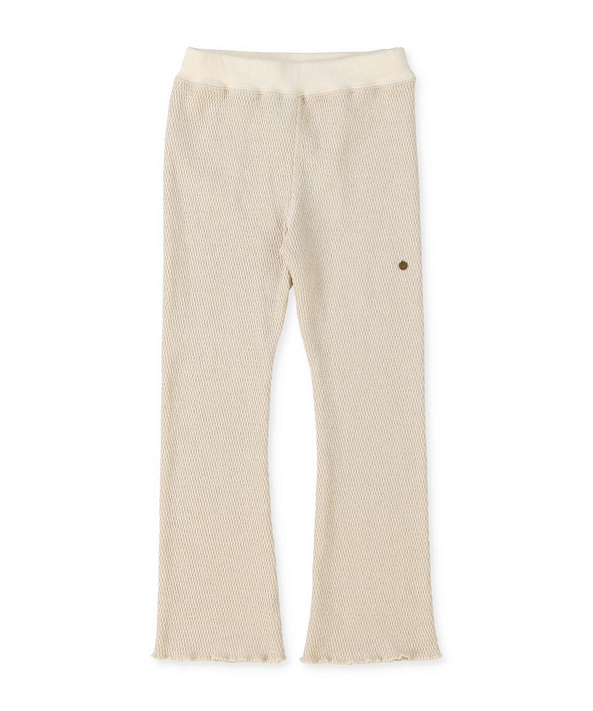 Glitter Waffle Flared Pants