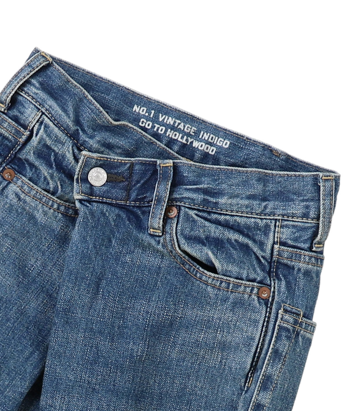 Denim Deformed Pants