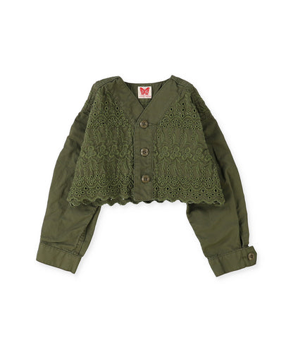 Cutwork Fatigue Short Jacket