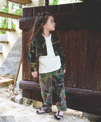 Cutwork Fatigue Short Jacket