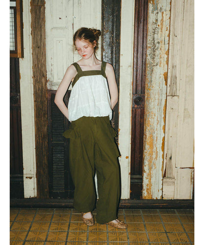 Cutwork Craftman Ballooned Tank Top