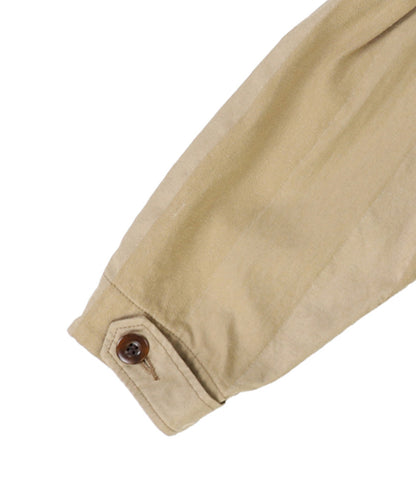 Striped Chino Short Trench Coat