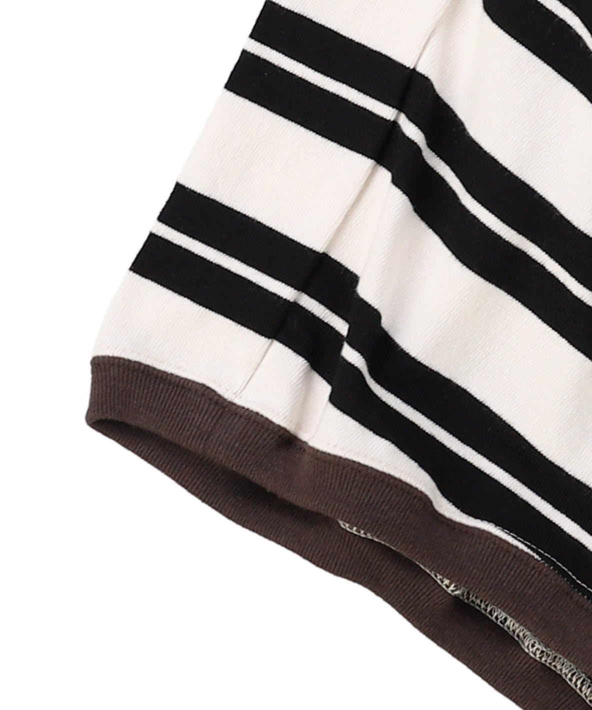 Striped Button Sleeveless Tee