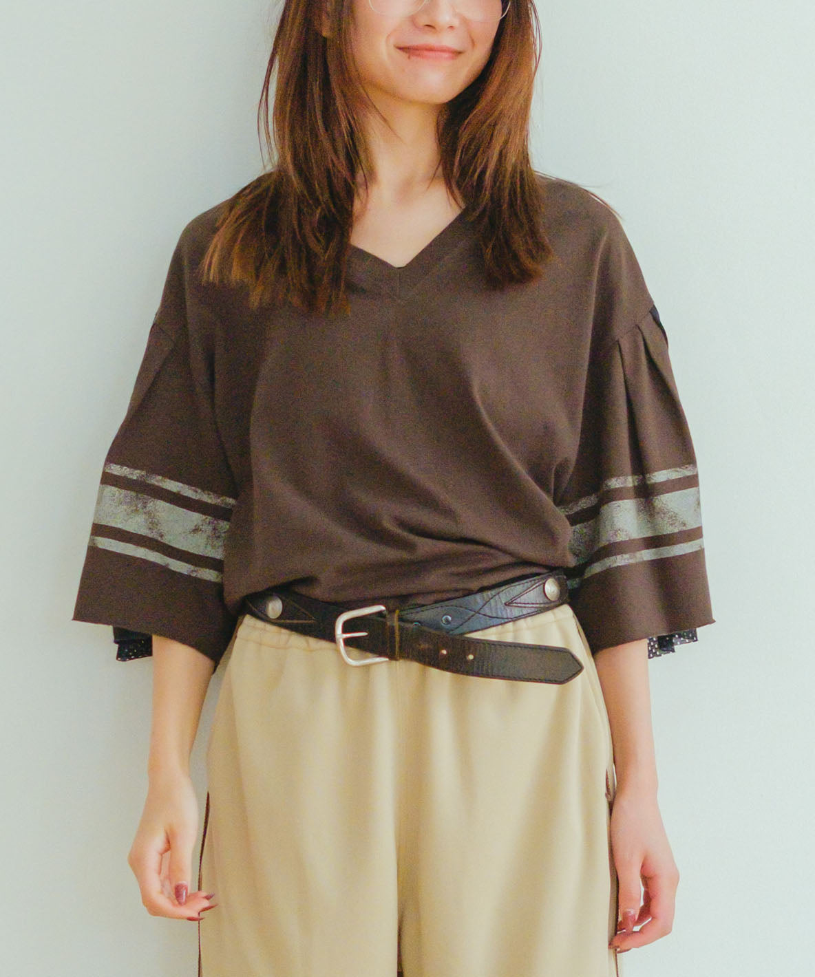 Ruffled Football Tee