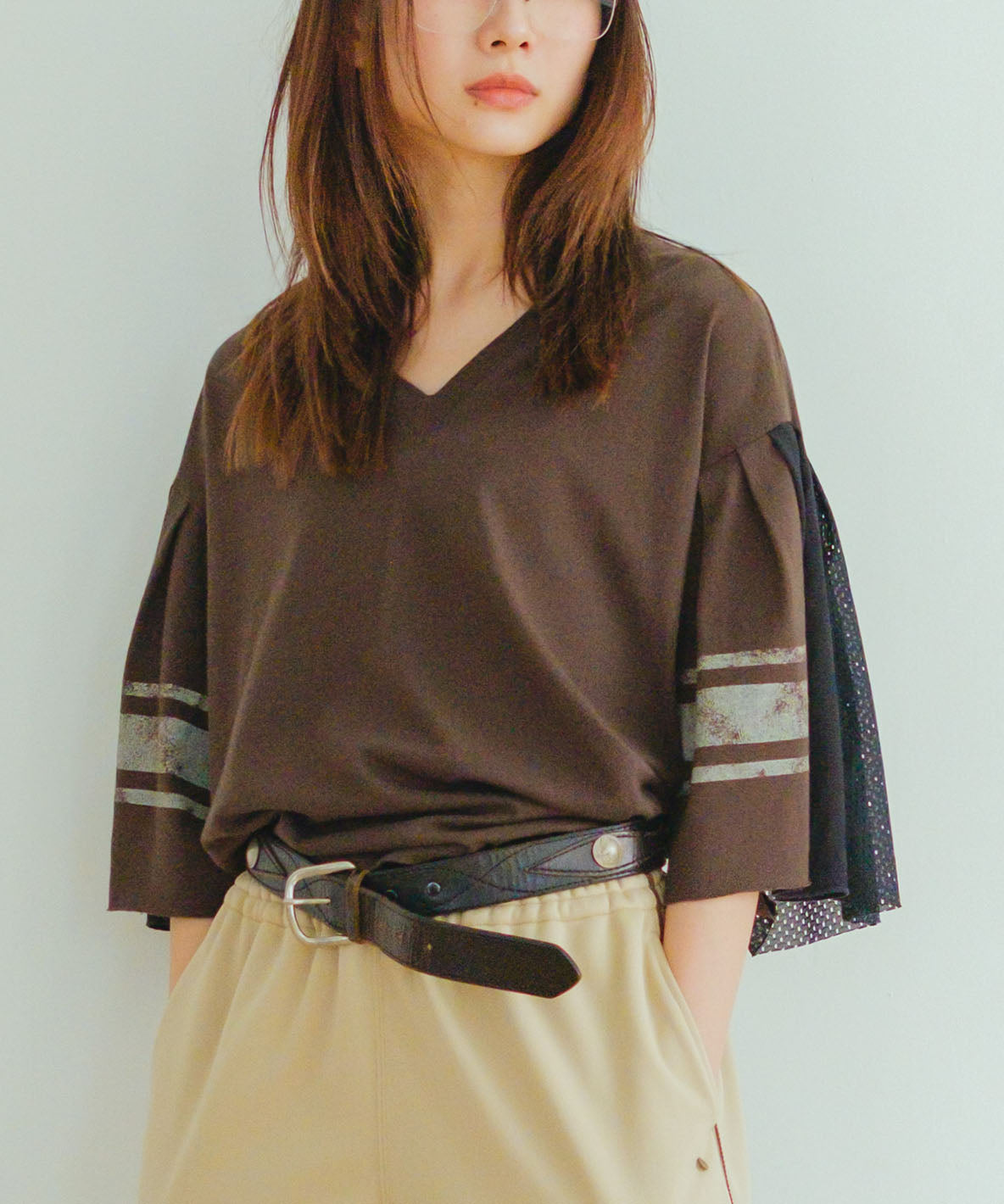 Ruffled Football Tee