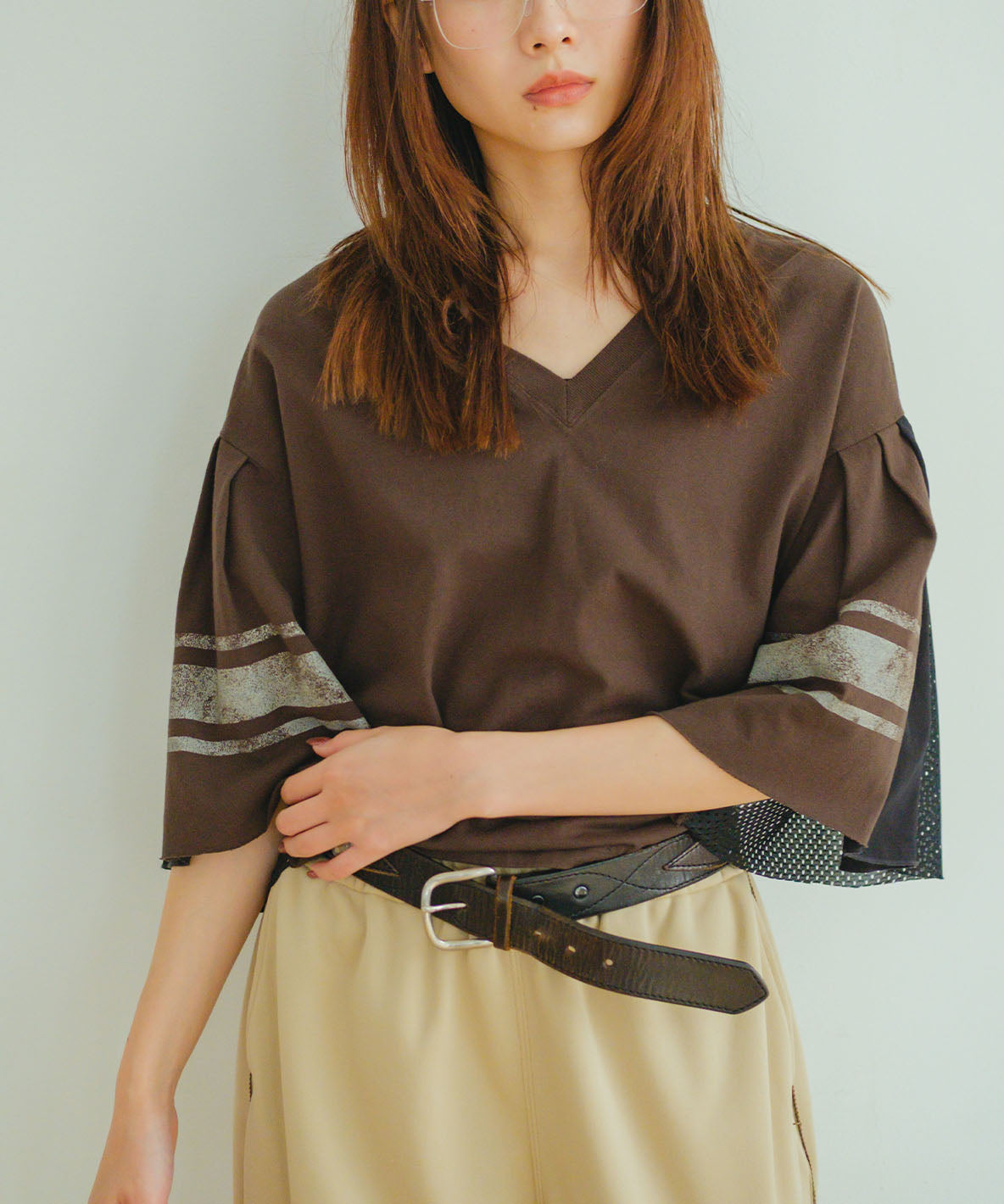 Ruffled Football Tee