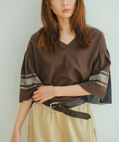 Ruffled Football Tee
