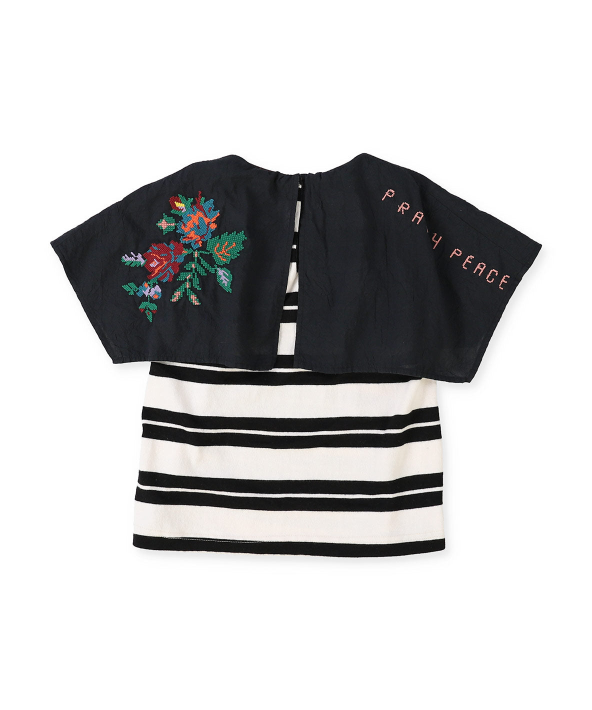 Colorful Collar Sleeveless Tee