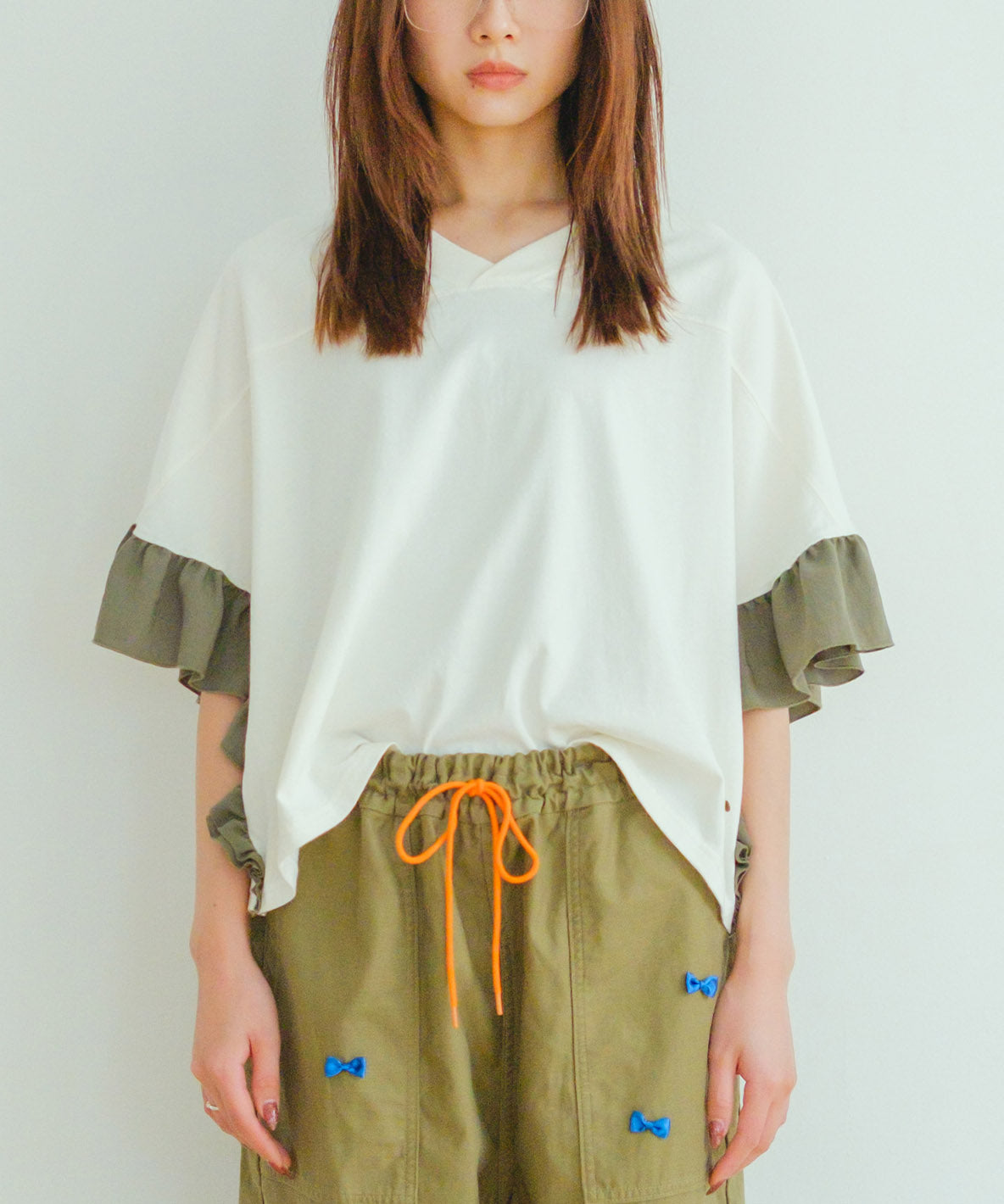 Square-neck Star Tee