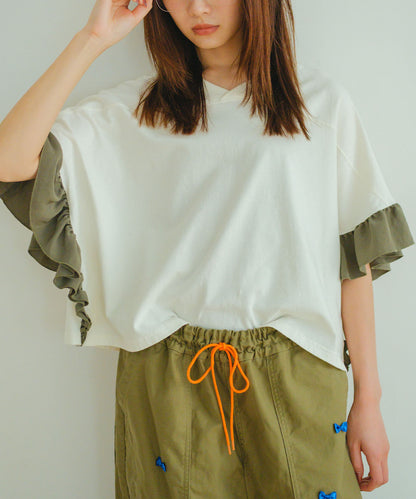 Square-neck Star Tee