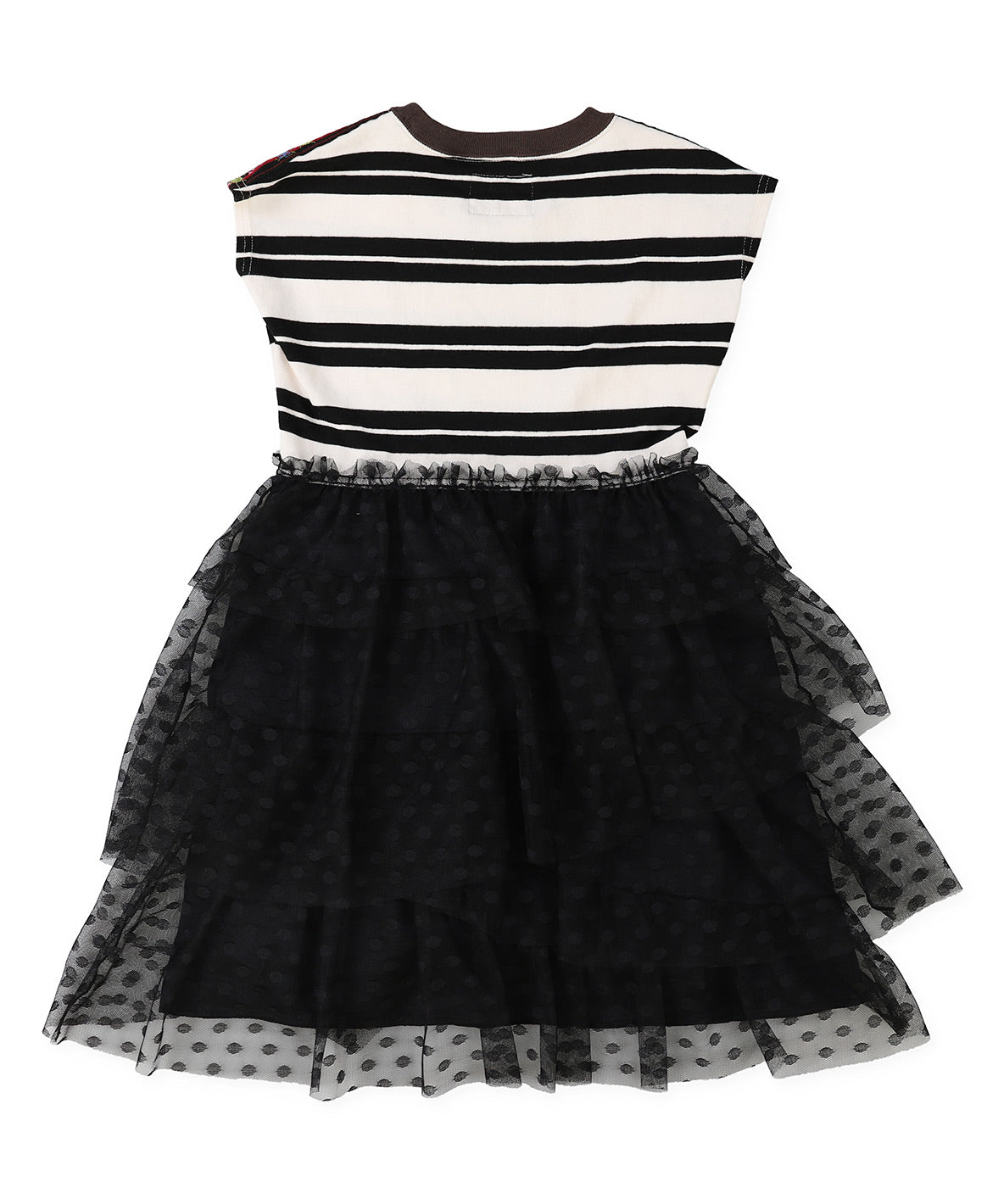 Cotton Jersey Tiered Docking Dress