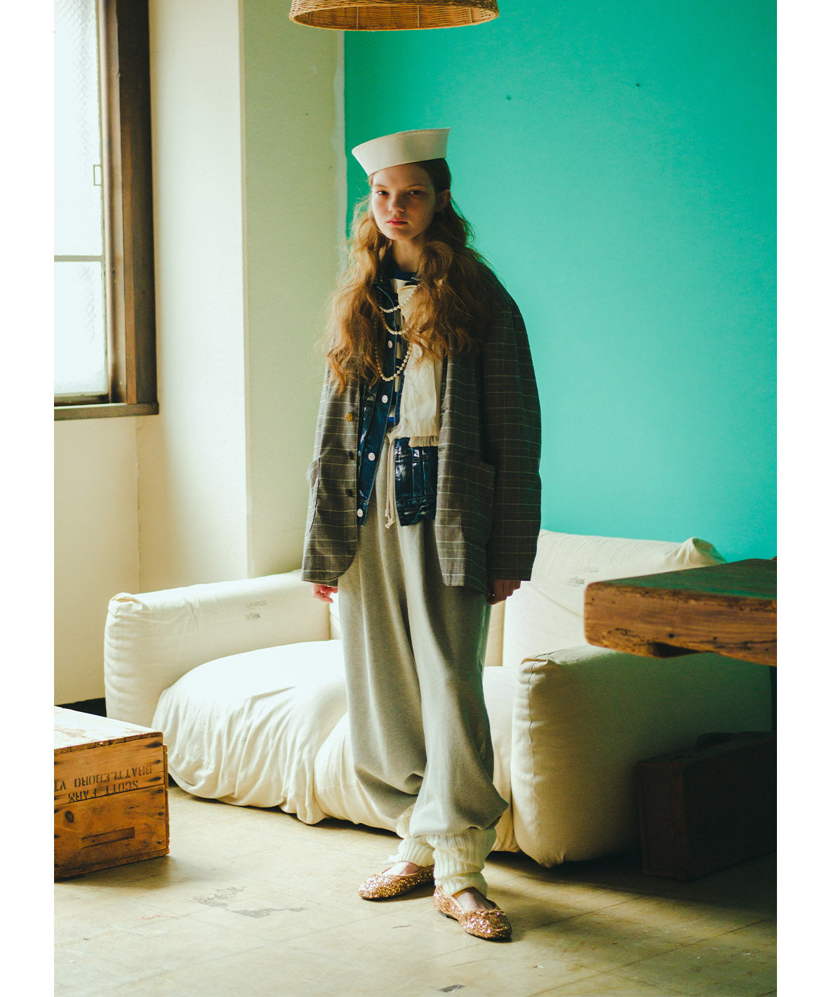 Vintage Pile Glitter Pants