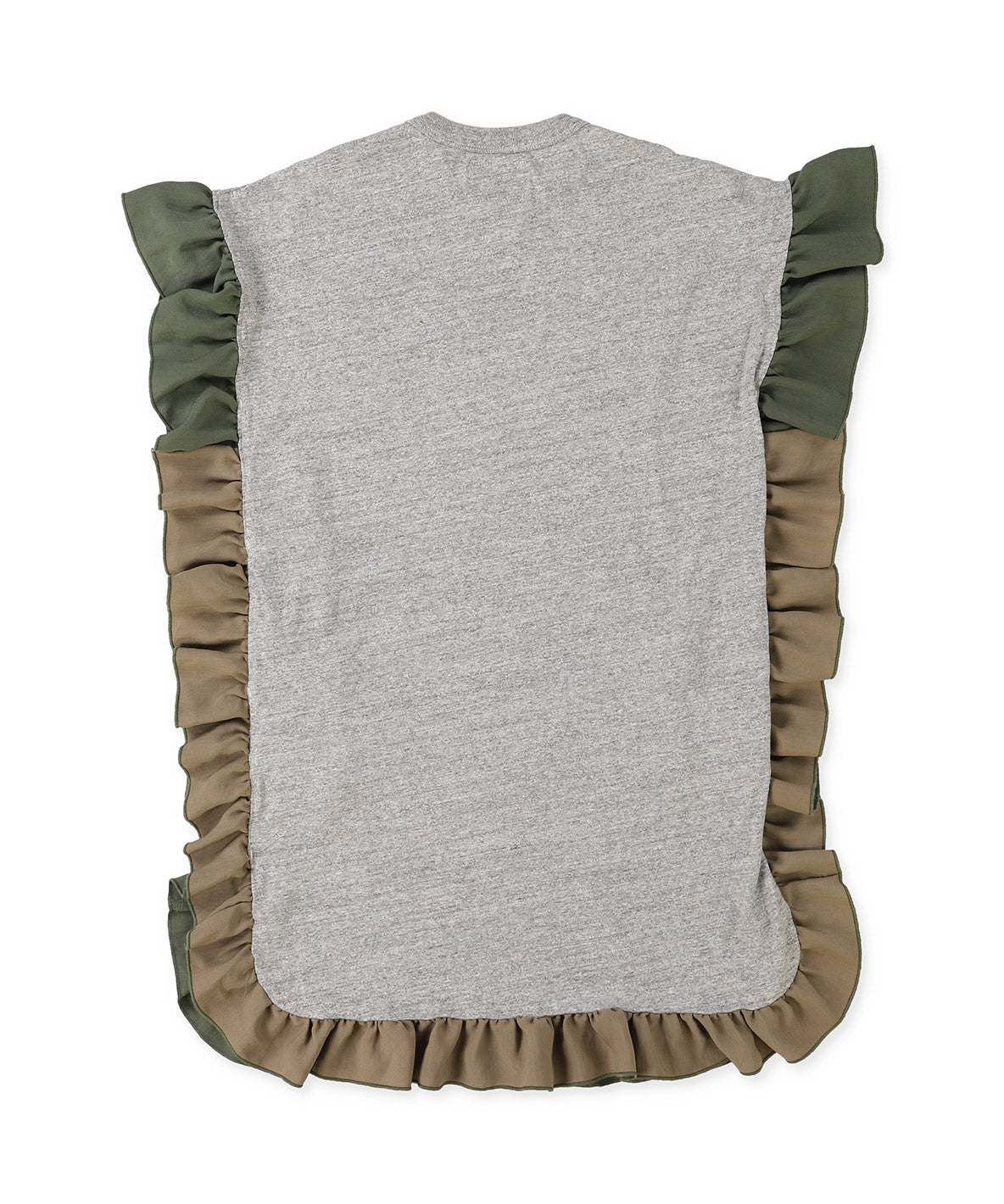 Cotton Jersey Ruffled Dress