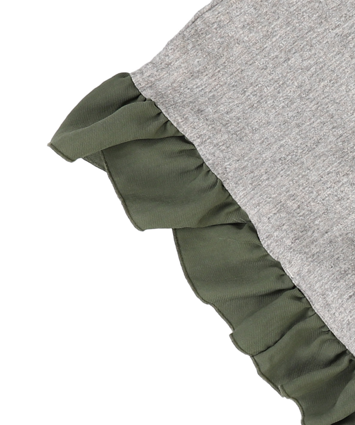 Cotton Jersey Ruffled Dress