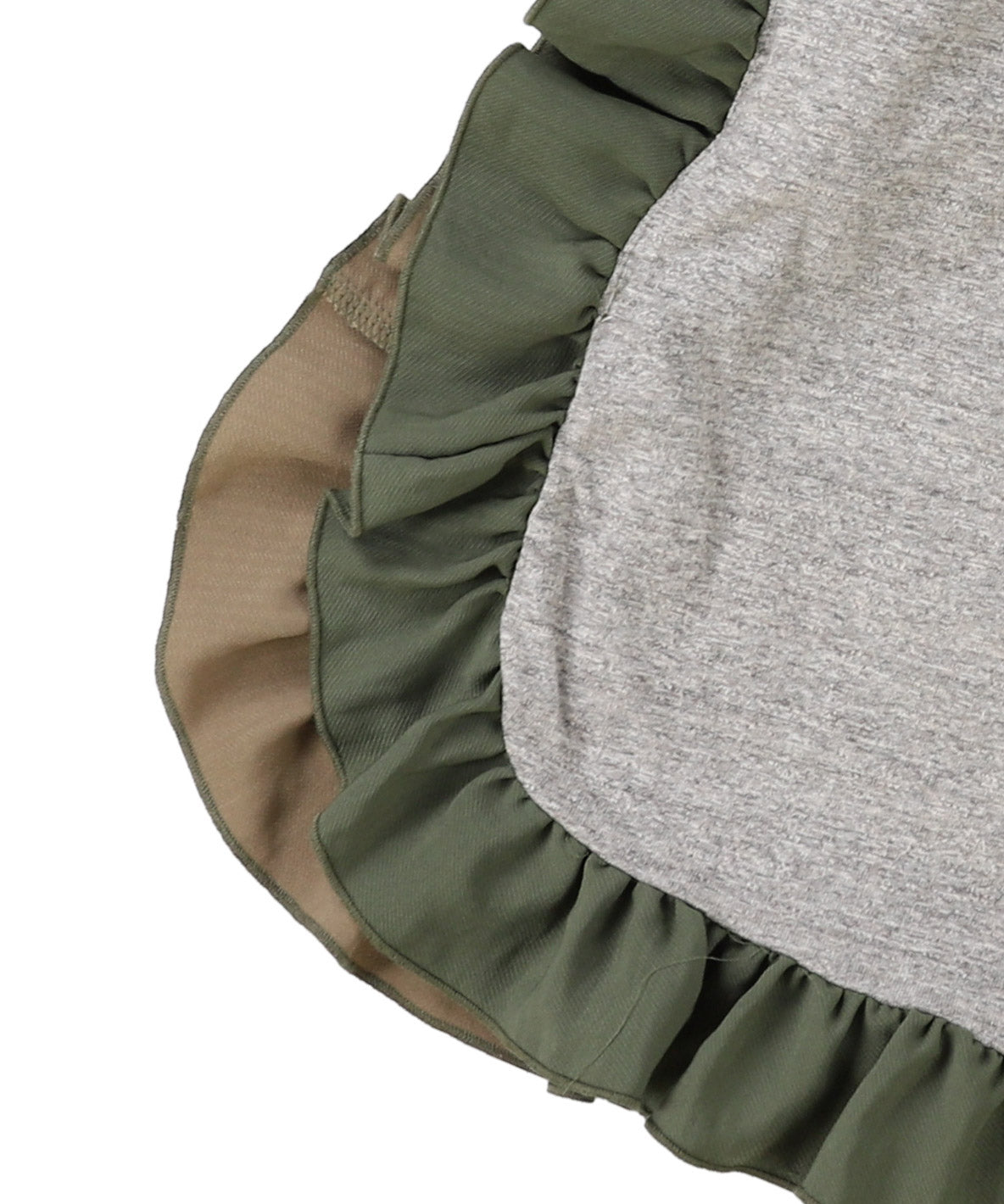 Cotton Jersey Ruffled Dress