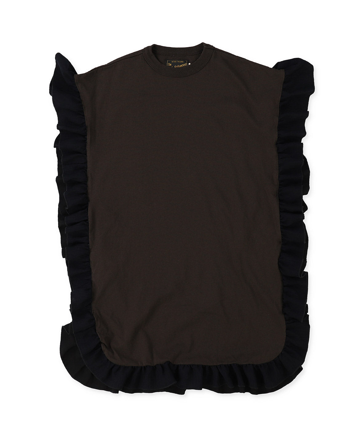 Cotton Jersey Ruffled Dress