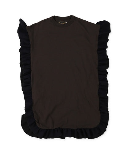 Cotton Jersey Ruffled Dress