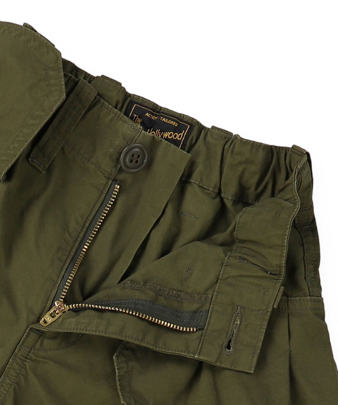 Ruffled Flap Pocket Weather Cloth Pants