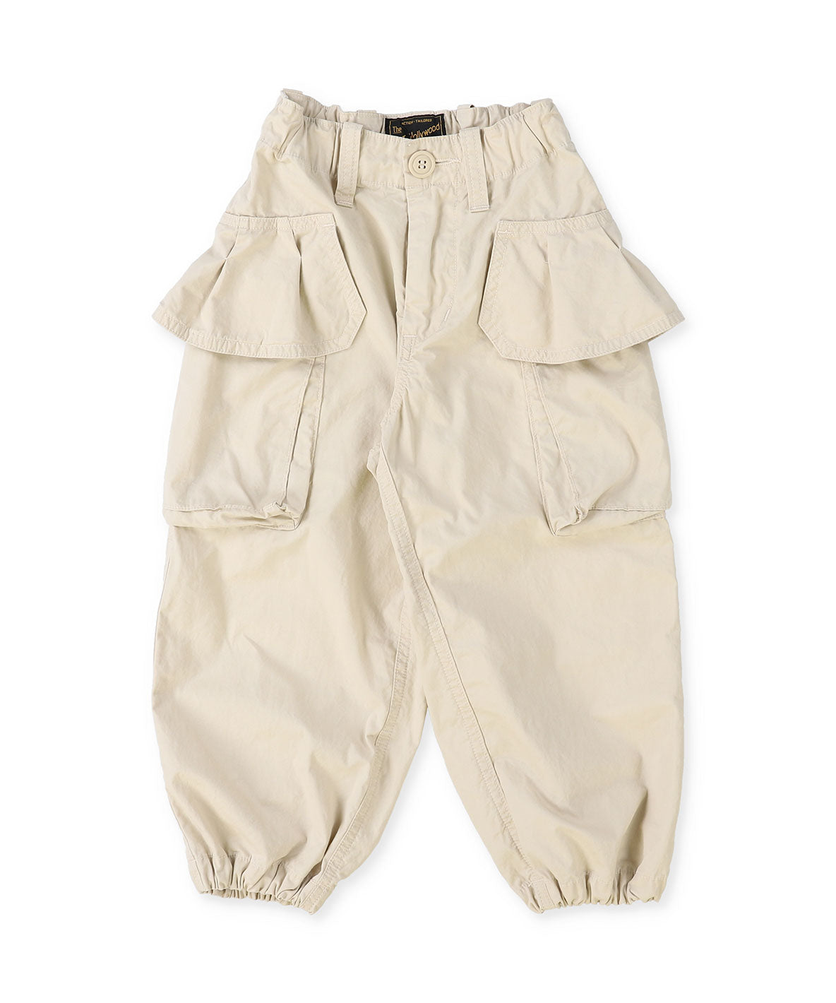 Ruffled Flap Pocket Weather Cloth Pants