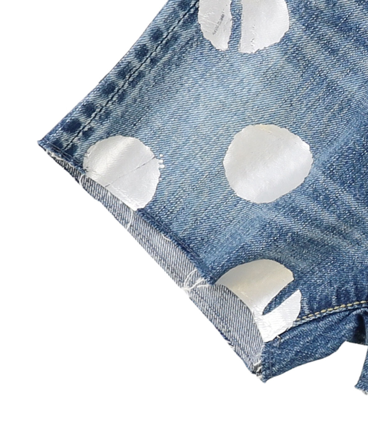 Denim Sparkle Dot Shorts