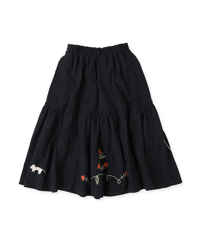 Dungaree Switched Design Skirt