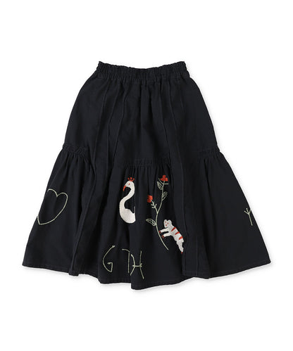 Dungaree Switched Design Skirt