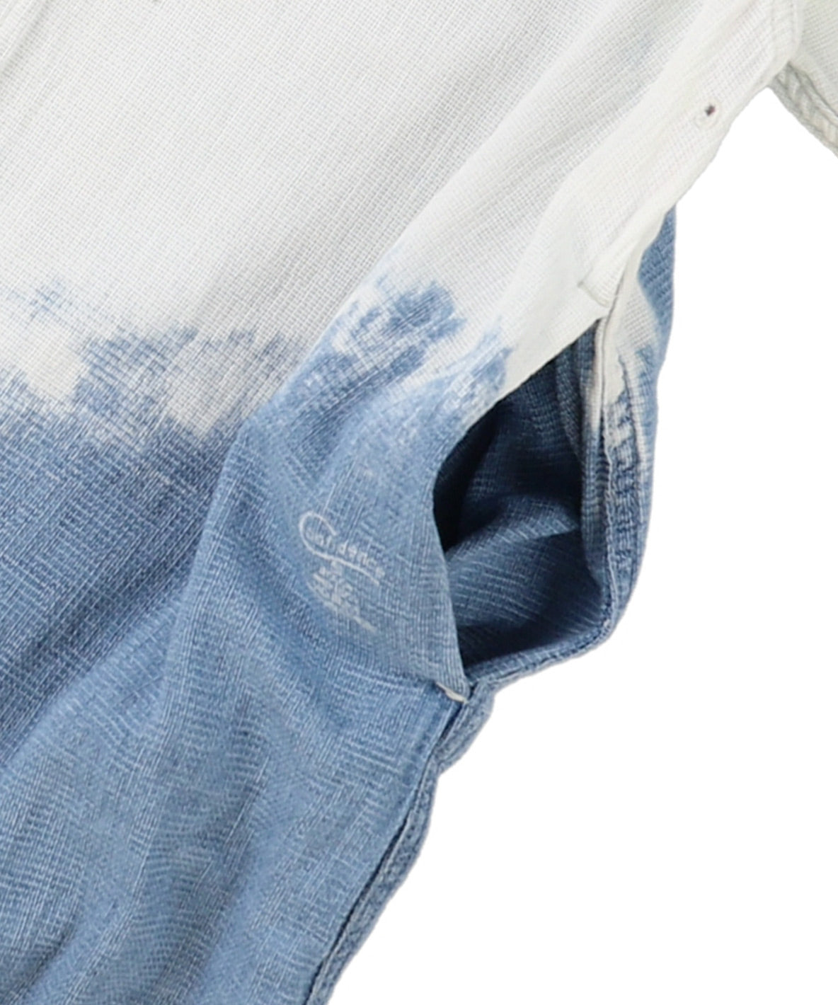 Sheer Chambray Baseball Dress