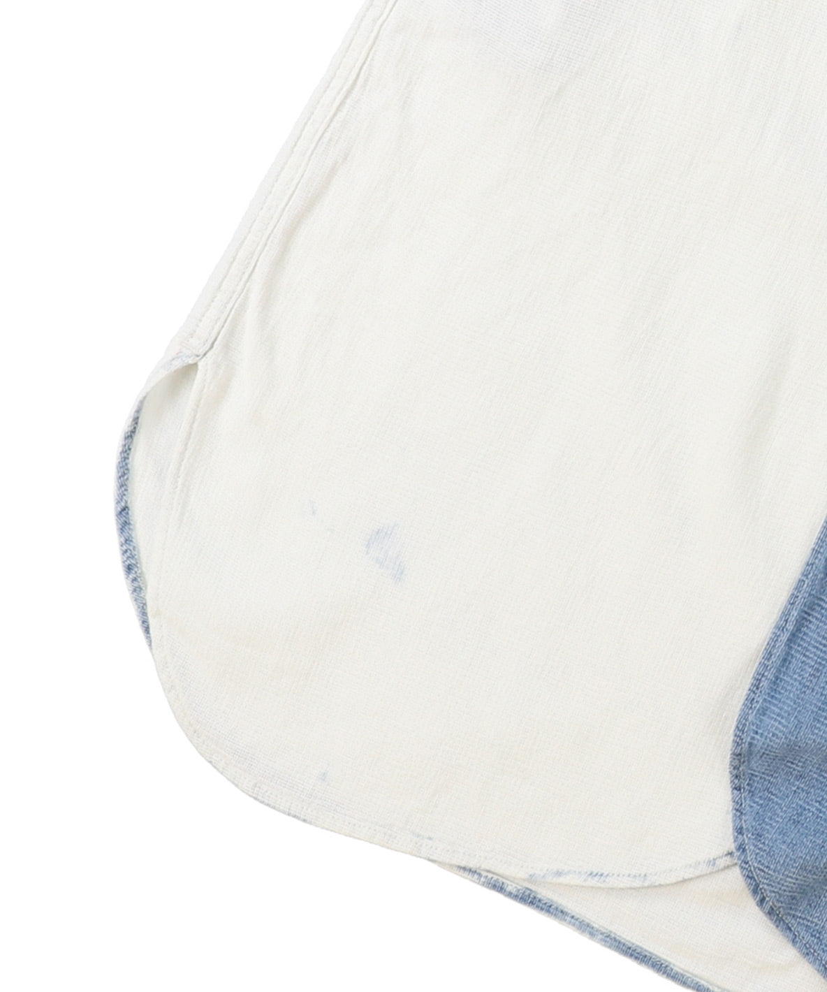 Sheer Chambray Baseball Dress