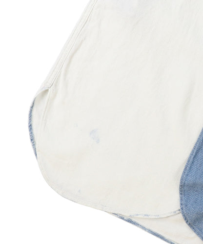 Sheer Chambray Baseball Dress