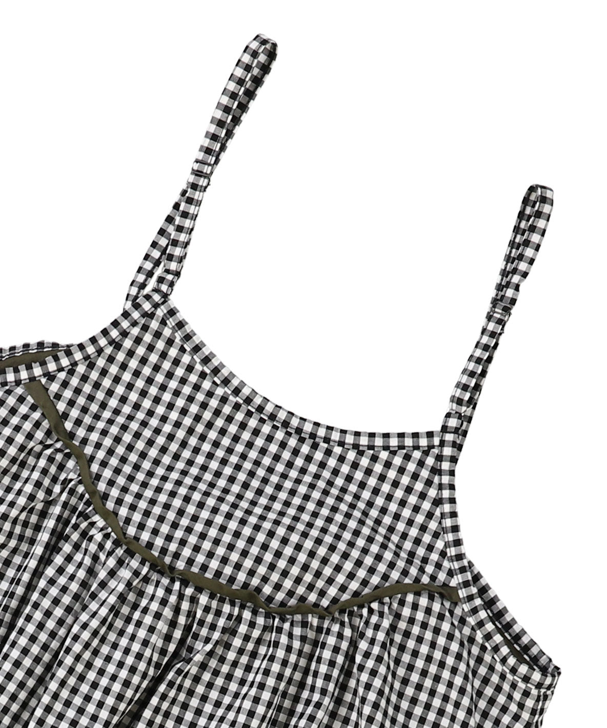 Compact Plaid Popelin Dress