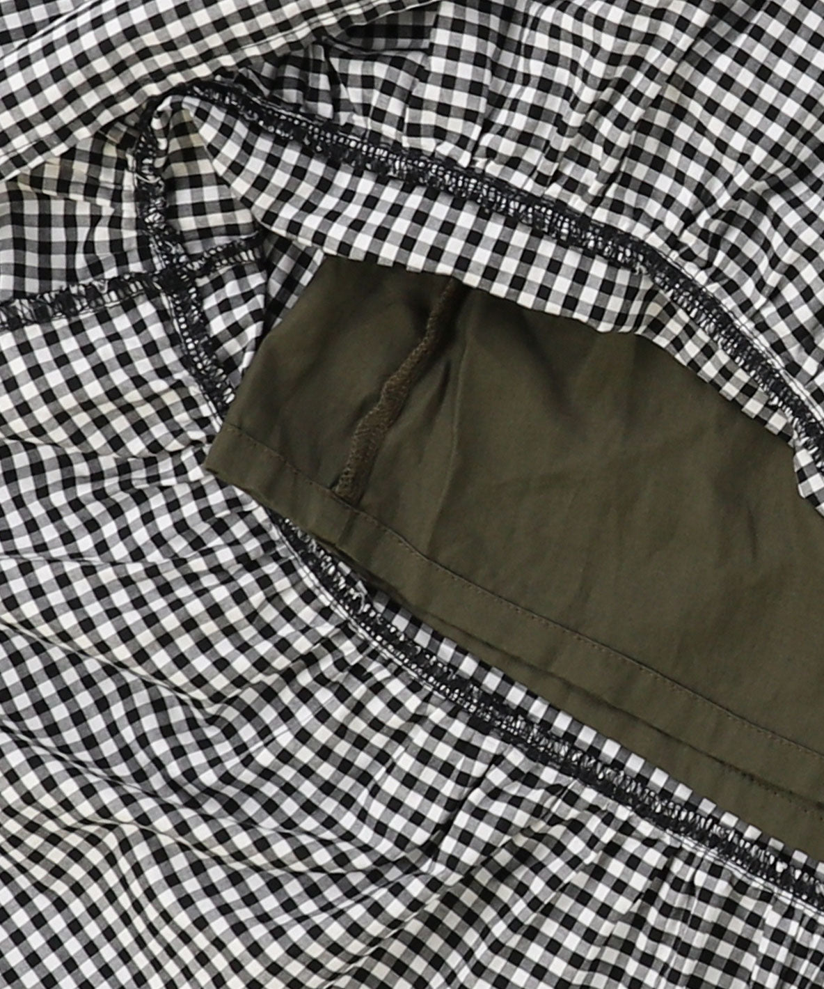 Compact Plaid Popelin Dress