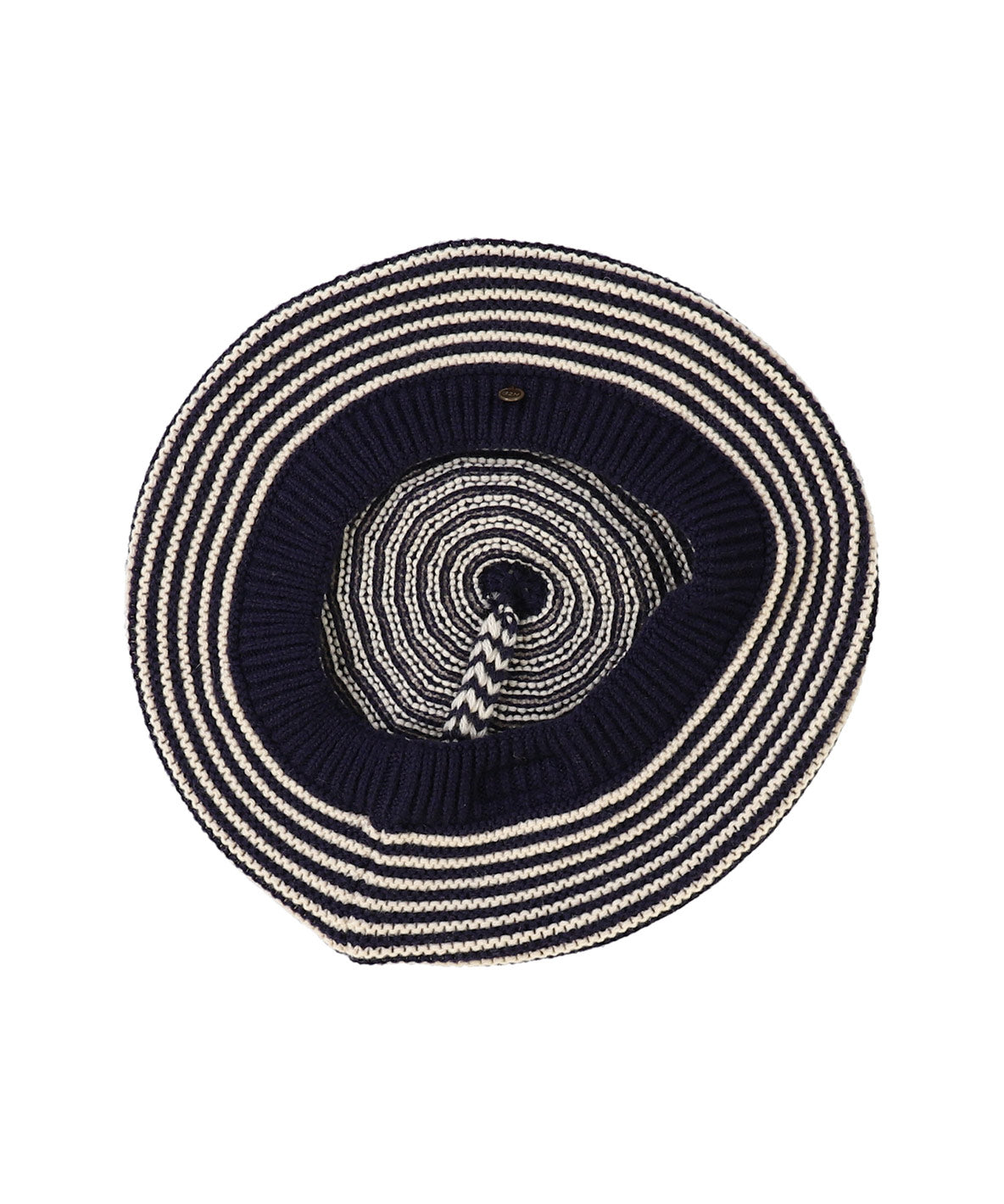 Striped Beret Cap
