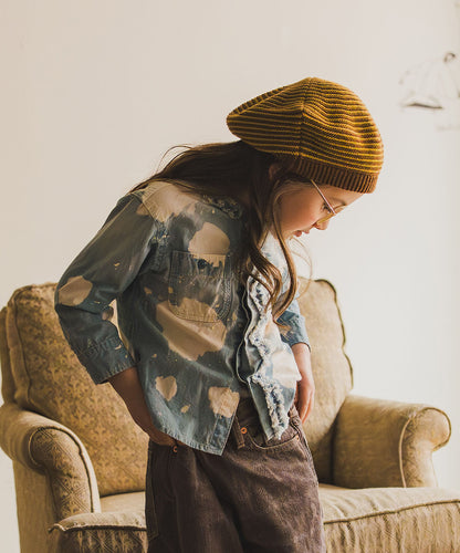 Striped Beret Cap