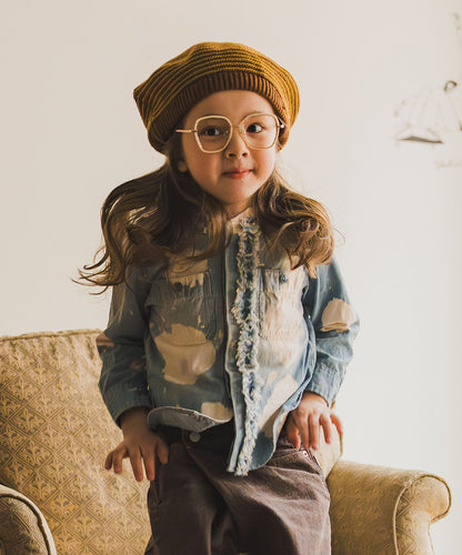 Striped Beret Cap