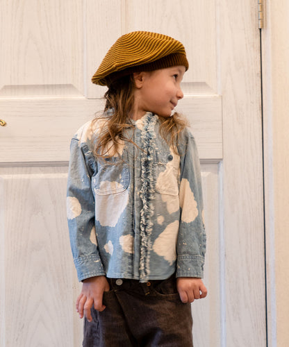 Striped Beret Cap