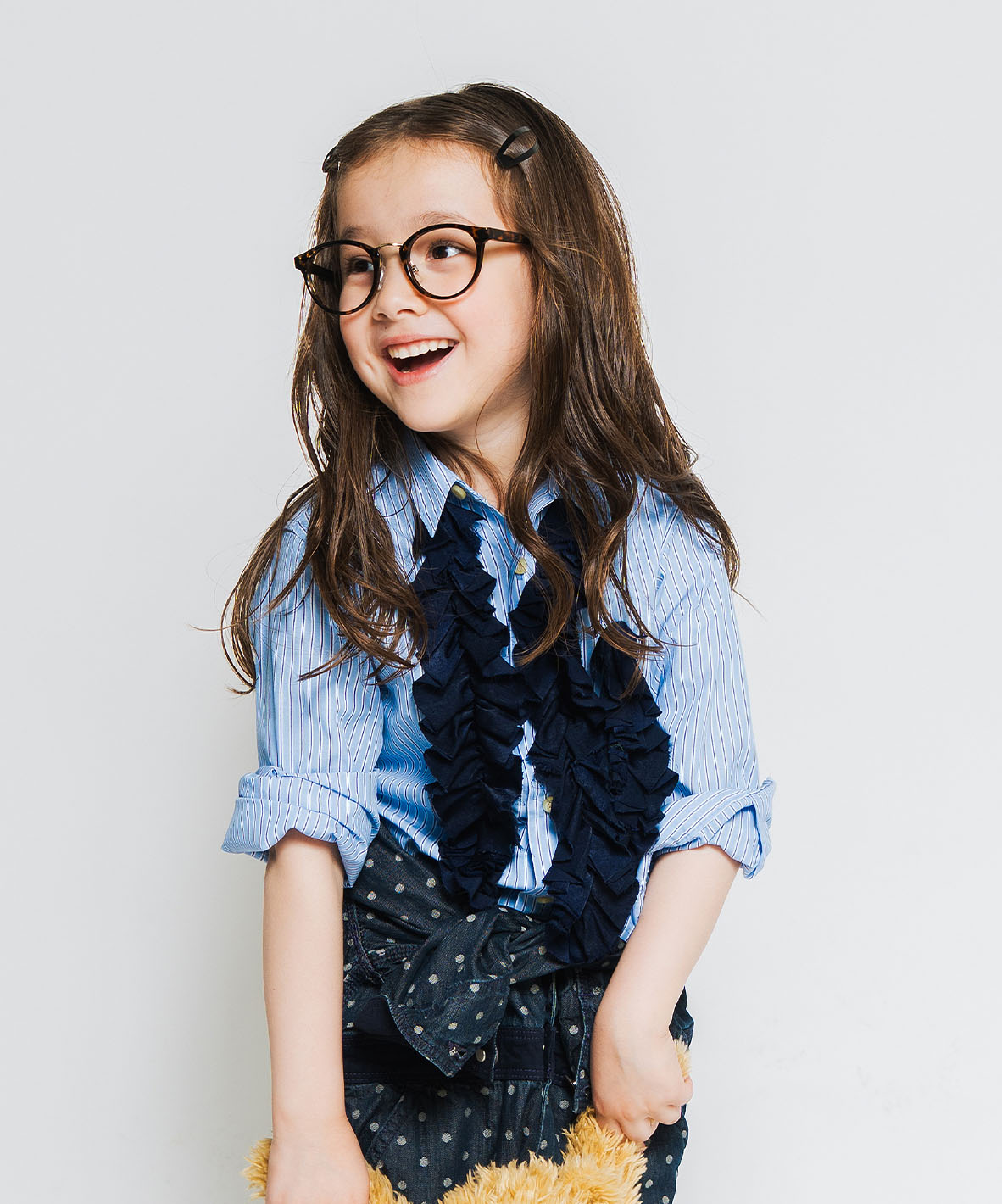 Striped Ruffle Shirt