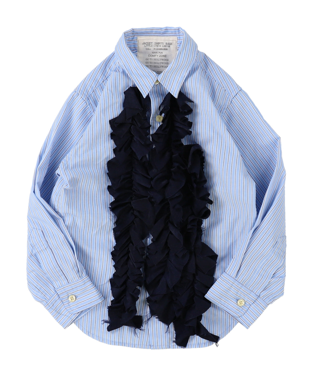 Striped Ruffle Shirt