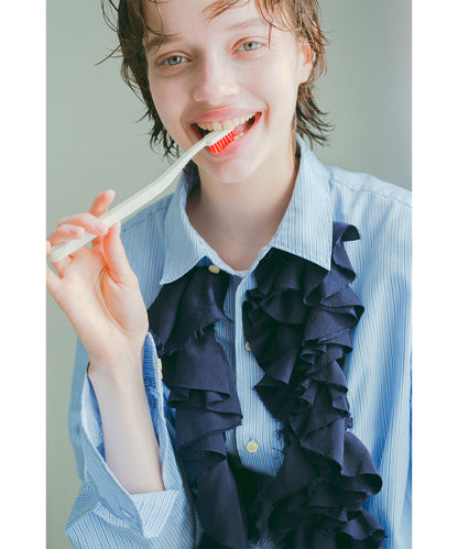 Striped Ruffle Shirt