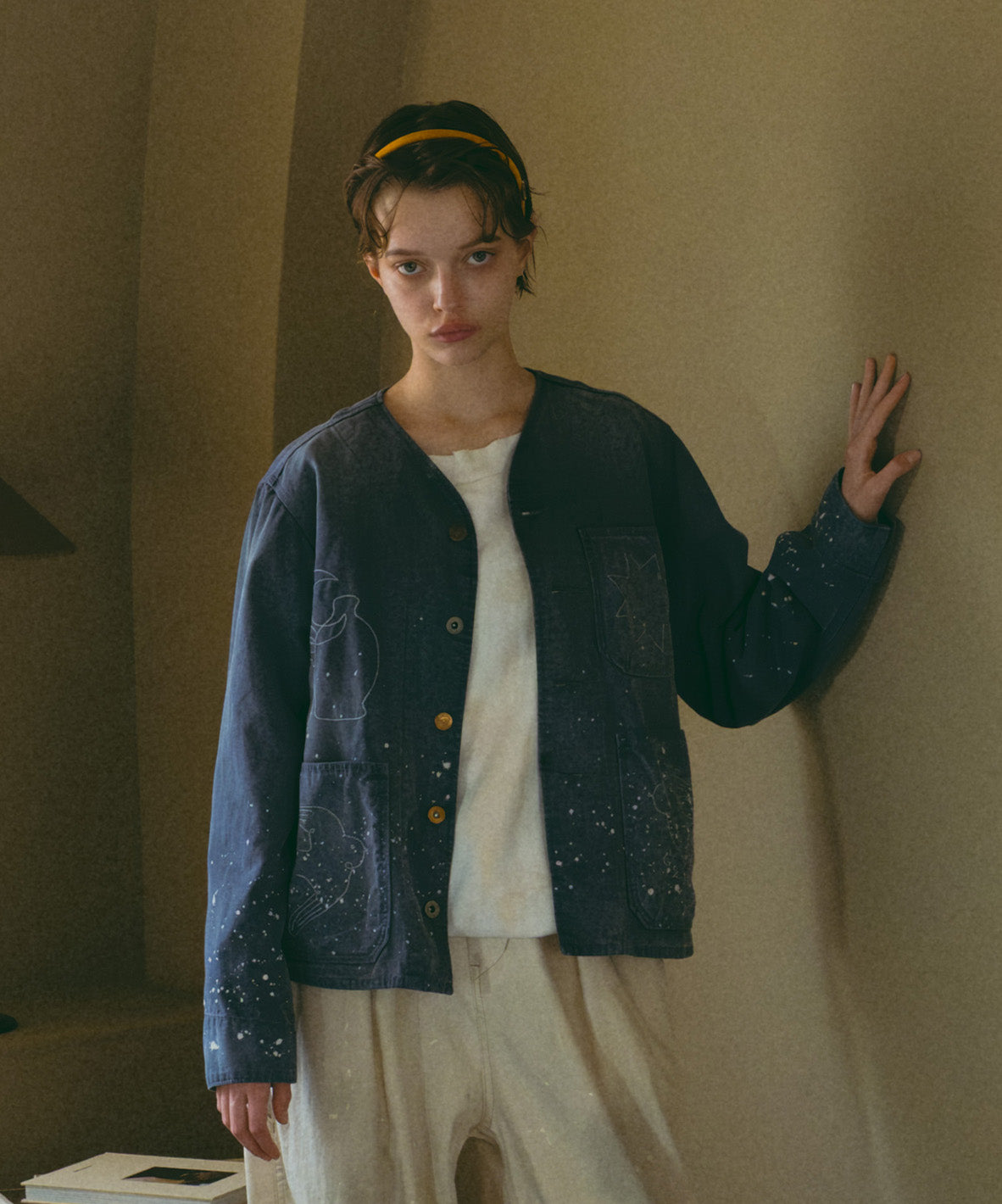 Nep Back Twill Coverall Jacket