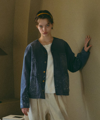 Nep Back Twill Coverall Jacket