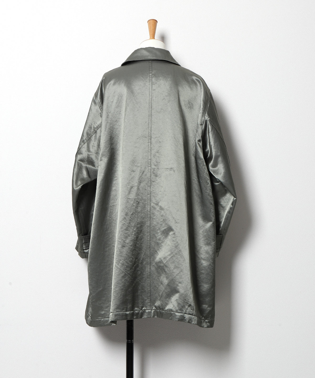 Flower Balmacaan Coat