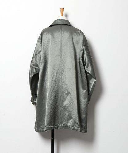 Flower Balmacaan Coat