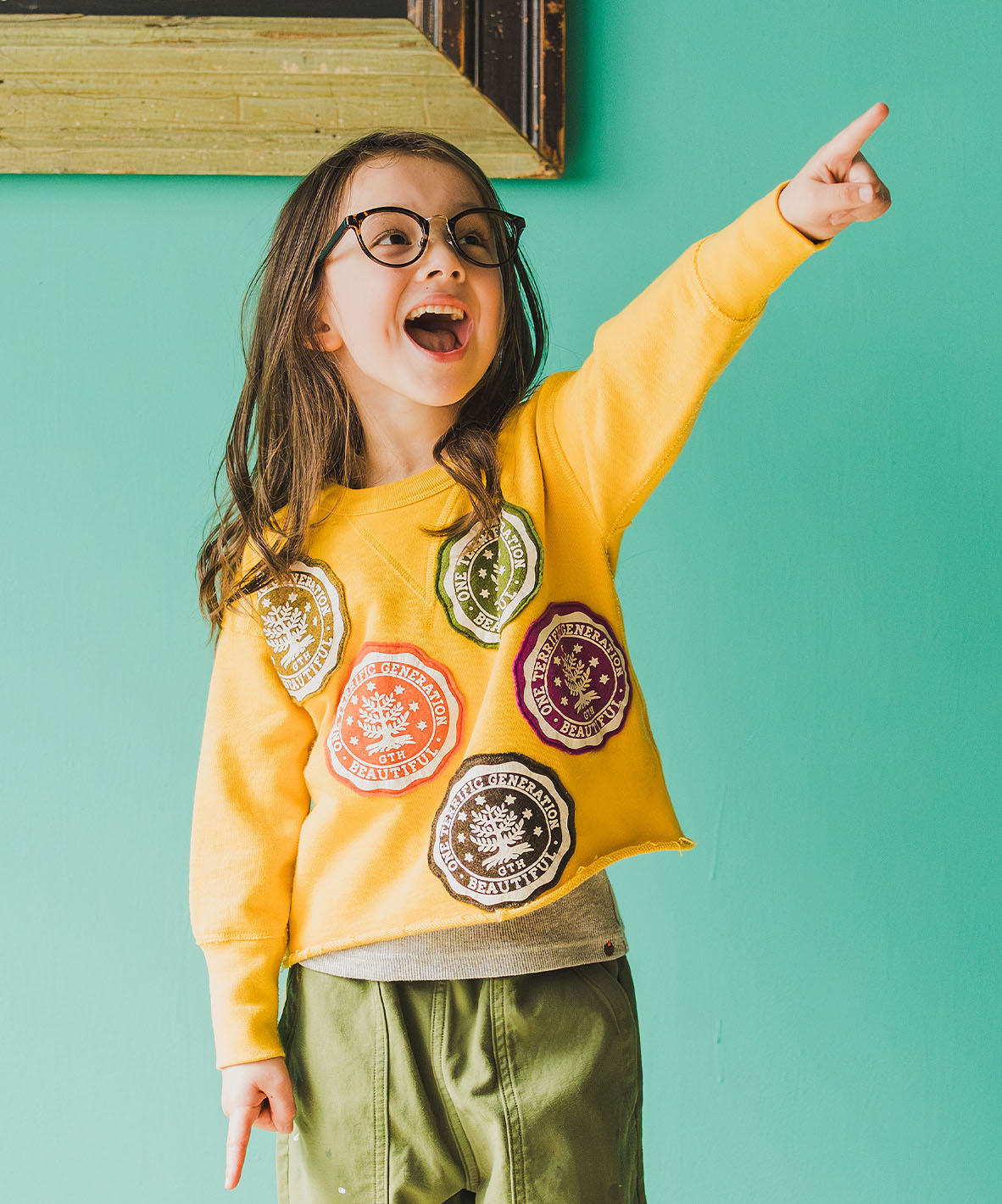 College Patch Sweatshirt