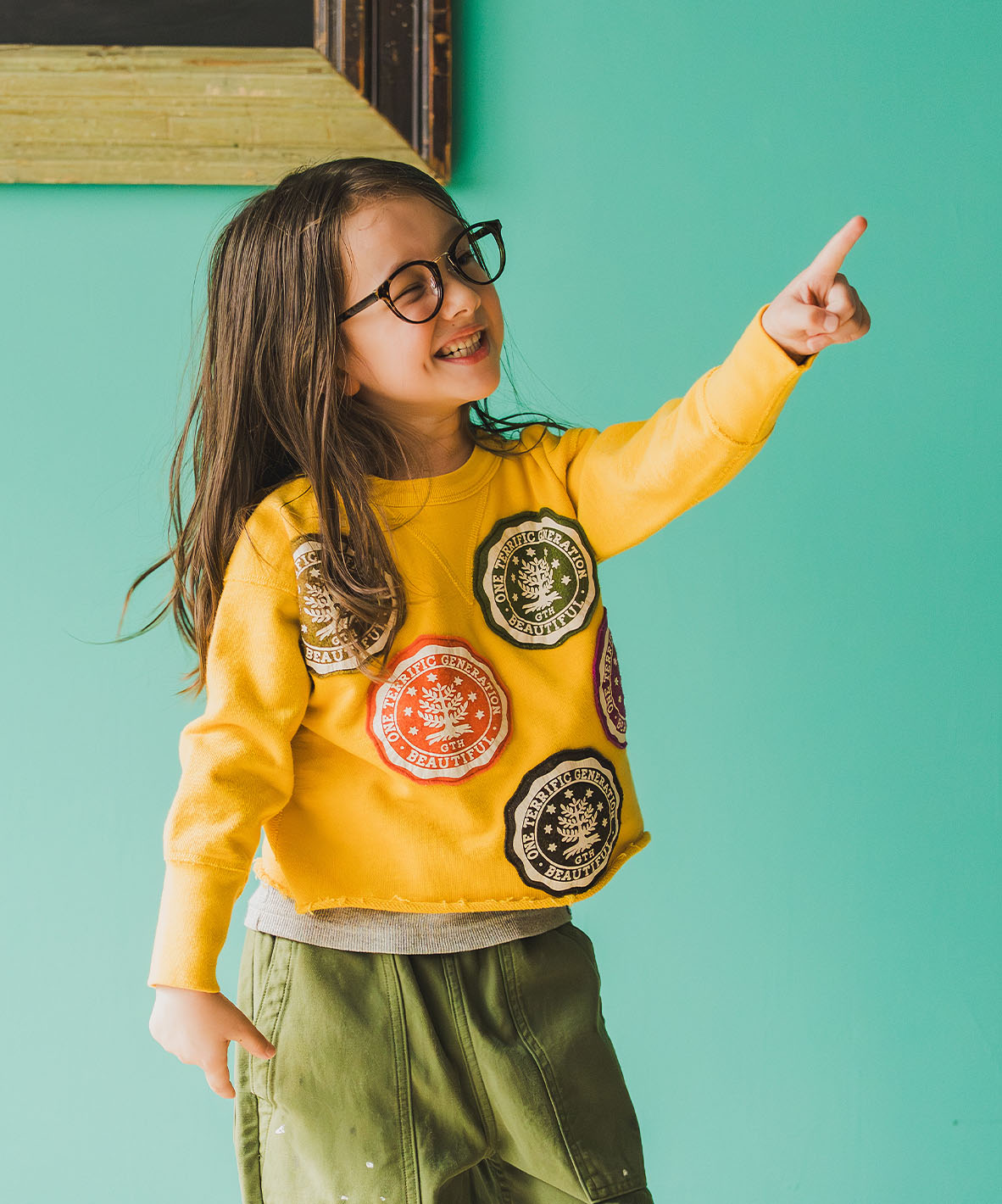 College Patch Sweatshirt