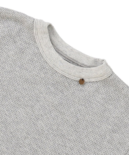 Glitter Waffle Unique Hem Tee