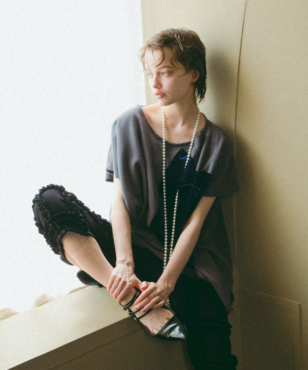 Unique Silhouette Wide Sweatshirt