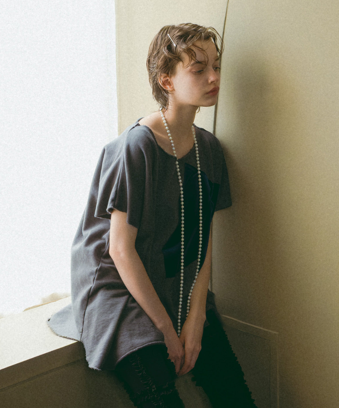 Unique Silhouette Wide Sweatshirt